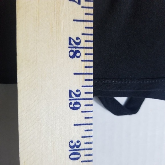 TALBOTS PETITES LINED DARK NAVY BLACK SLEEVELESS MINI DRESS SIZE 14 - Picture 8 of 12